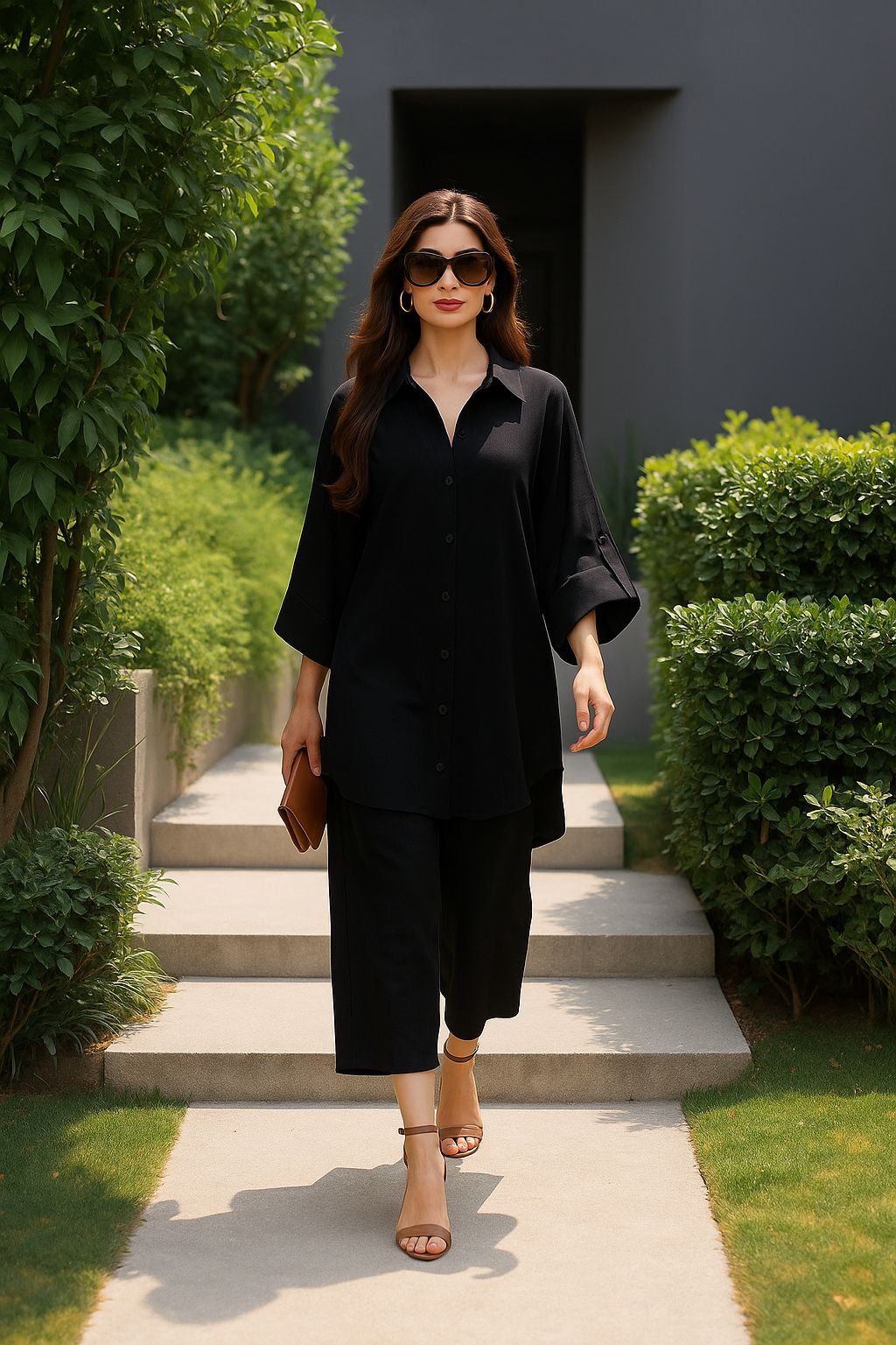 Black Tunic Set